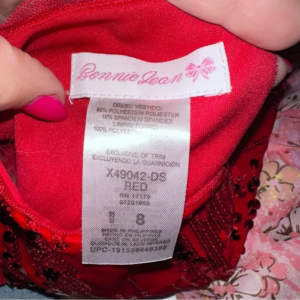 Justice Pink and White Floral Garment